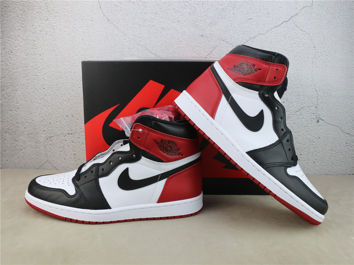 LJR Batch Air Jordan 1 Retro High OG "Black Toe" 555088 125